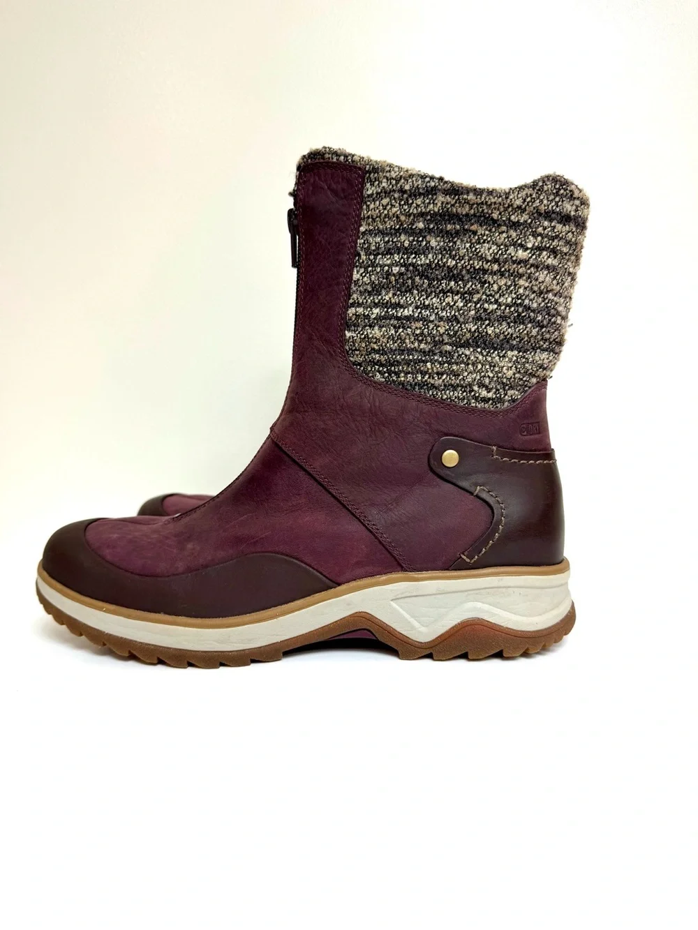 Merrell Eventyr Cuff Waterproof Insulated Winter Boots Wine Burgundy Size 9.5